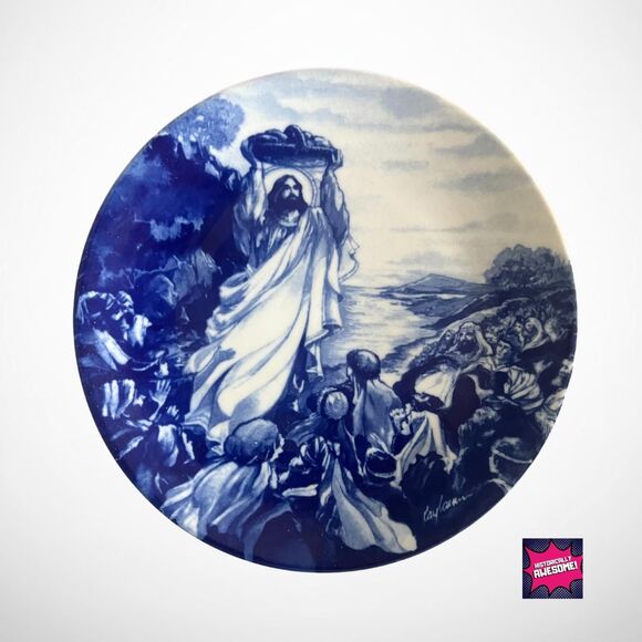 Set of 4 1991–1994 Religious Porcelain Plates - Avon Fine Collectibles - Picture 4 of 9